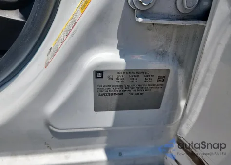 2015 Chevrolet Cruze Lt z USA, uszkodzony, nr VIN 1G1PC5SB2F7140481